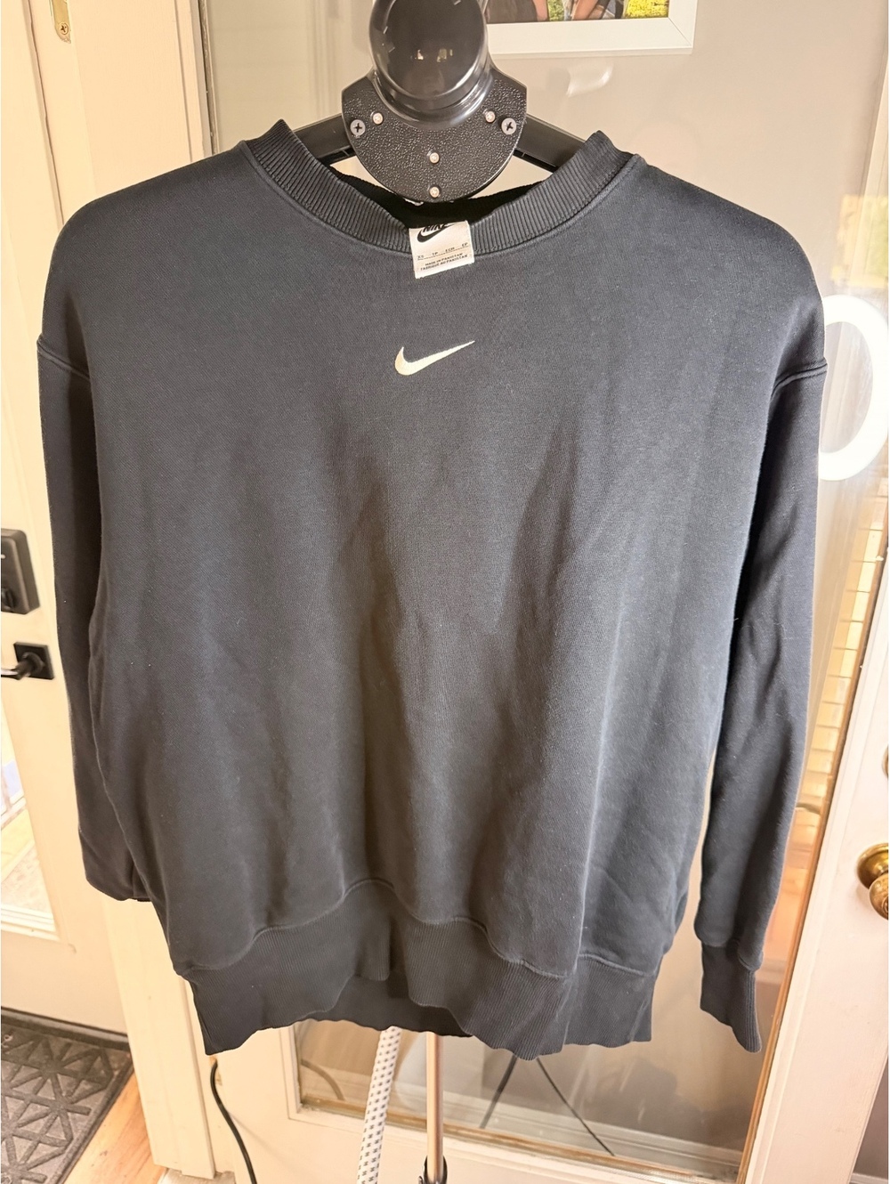 VTG Nike Center swoosh Sweatshirt Black Pullover VTG Mens xs